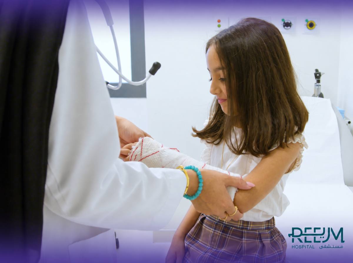 Orthopaedics — child with an arm injury